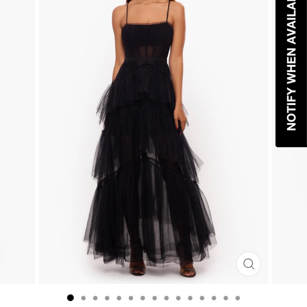Betsy & Adam Black Formal Dress - Size 6